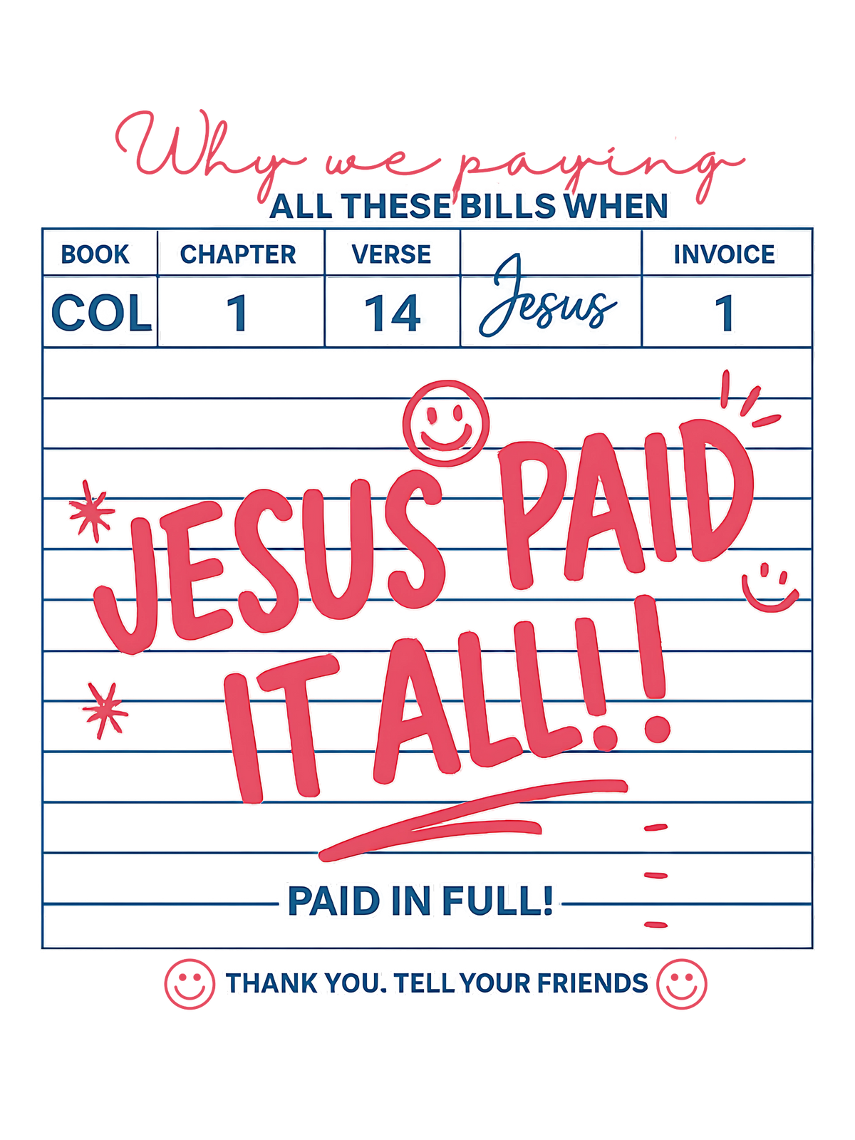 Jesus Paid It All
